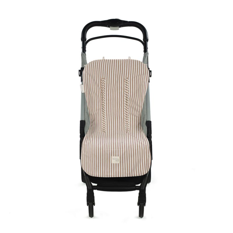 Forra acolchoada Vichy Moka da Walking Mum 3